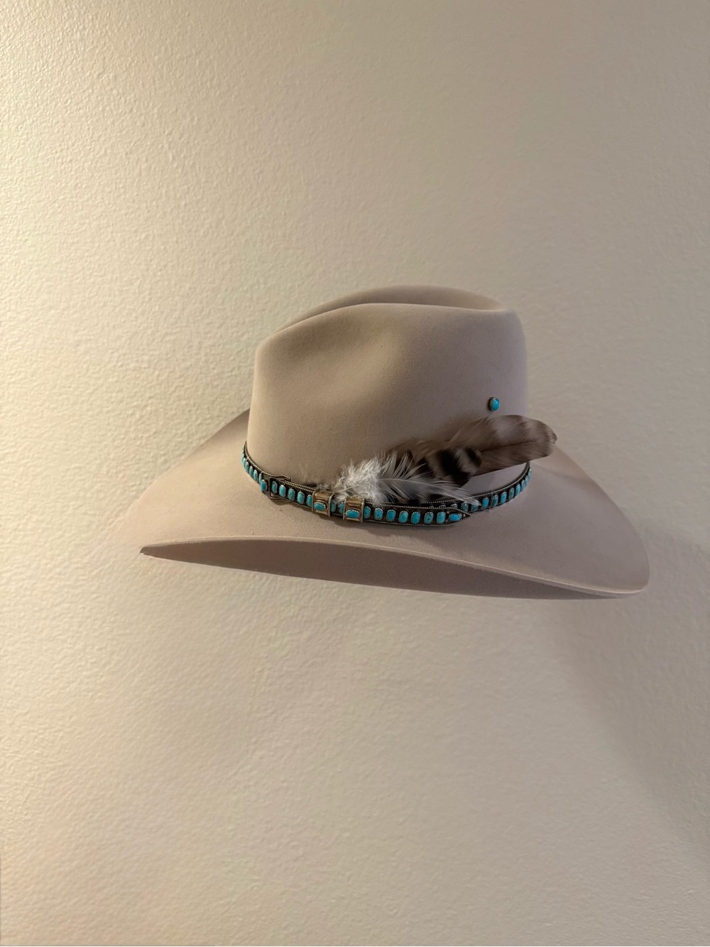 Kemo Sabe Women’s Felt Cowgirl Hat with Turquoise Bead Trim
